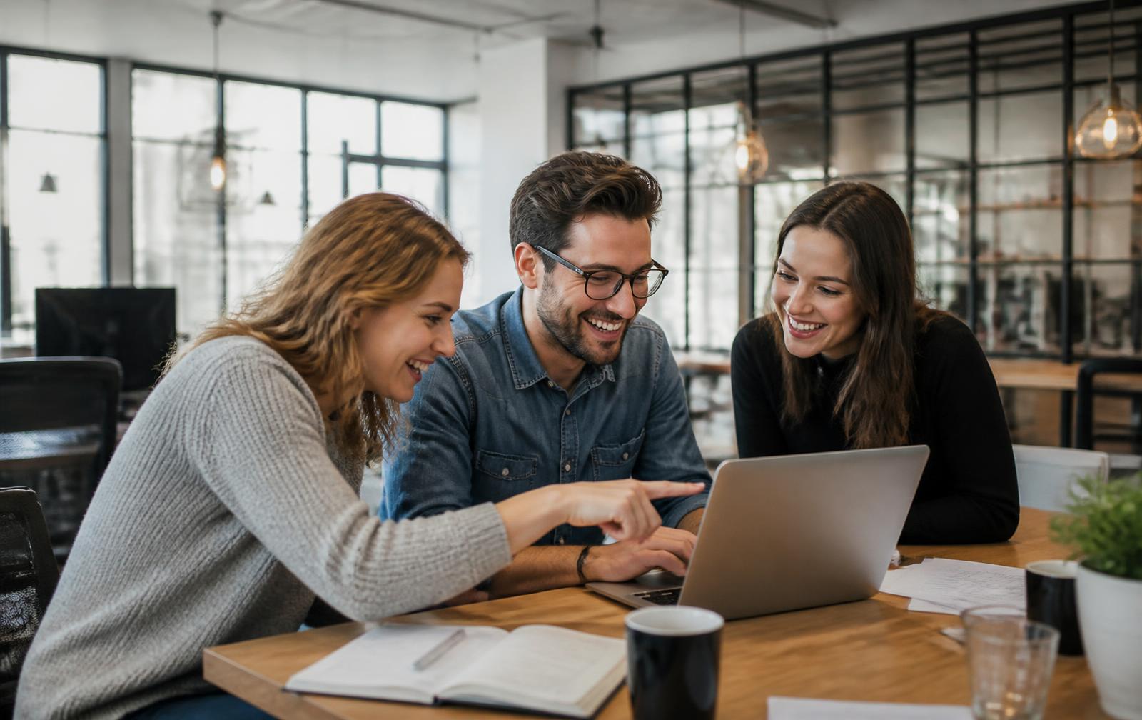 Équipe MyNextJob au travail